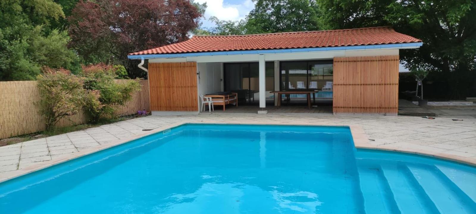 Maison Dharma A 5Km De La Plage Avec Sauna Mimizan Exterior foto