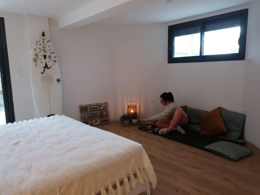 Maison Dharma A 5Km De La Plage Avec Sauna Mimizan Exterior foto