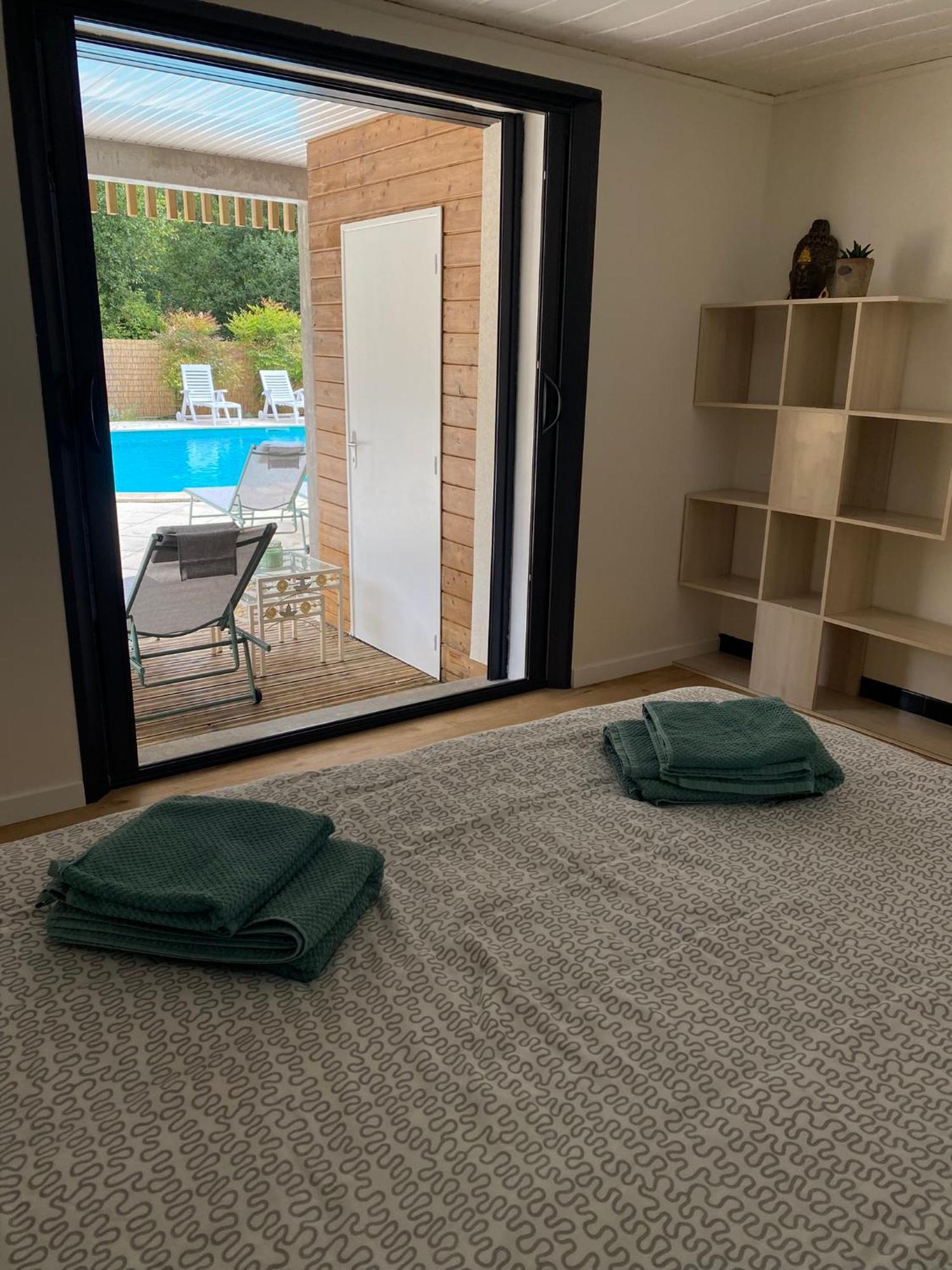 Maison Dharma A 5Km De La Plage Avec Sauna Mimizan Exterior foto