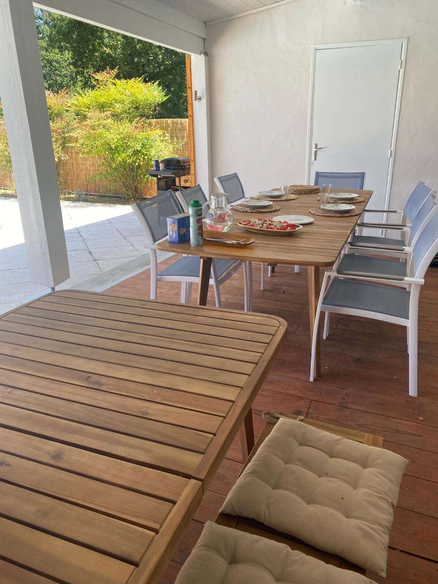 Maison Dharma A 5Km De La Plage Avec Sauna Mimizan Exterior foto
